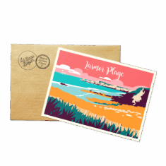 Carte postale BRETAGNE Larmor Plage