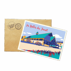 Carte postale BRETAGNE Les Halles du Faouët