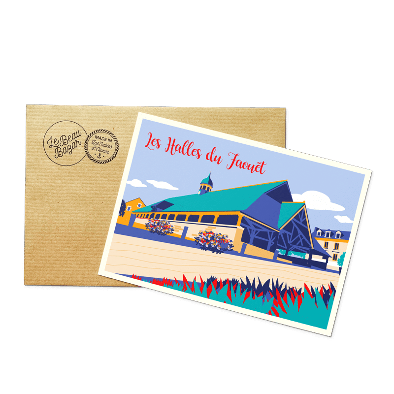 Carte postale BRETAGNE Les Halles du Faouët