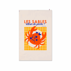 Torchon LES SABLES D’OLONNE Retour de pêche