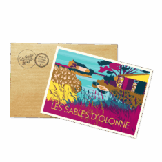 Carte Postale Illustrée – La Roulière | Le Beau Bazar