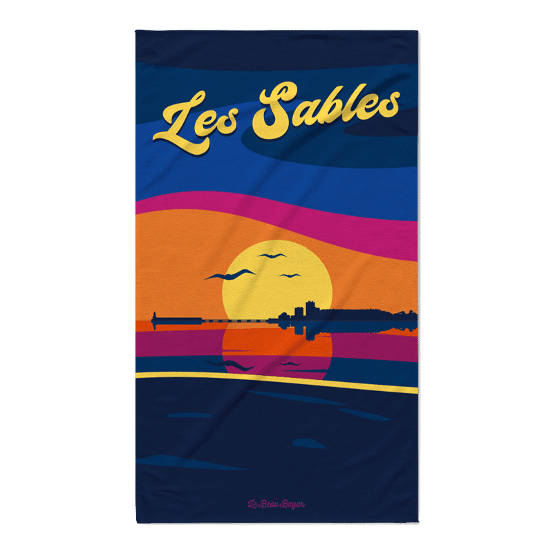 Serviette de plage LES SABLES D'OLONNE La Baie