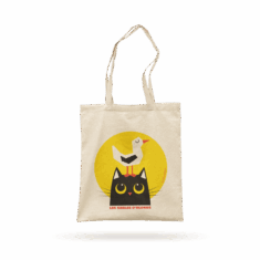 Tote bag LES SABLES D&rsquo;OLONNE Chat mouette
