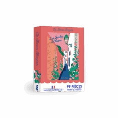 Mini Puzzle 99 pièces – Quartier du Passage, Roses Trémières | Les Sables d&rsquo;Olonne