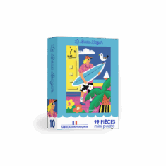 Mini Puzzle 99 pièces – Surfeur à la Pendule | Les Sables d&rsquo;Olonne