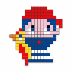 Kit Mosaïque Pixel Art – Le Poisson | Le Beau Bazar – Les Sables d&rsquo;Olonne